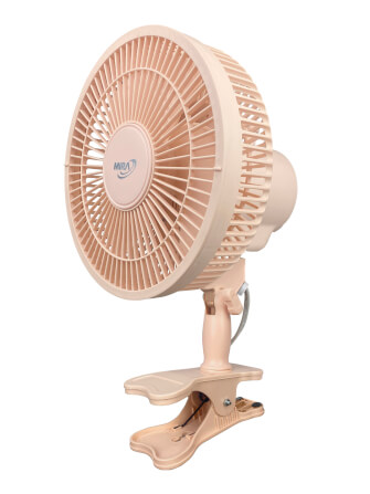 พัดลมตั้งโต๊ะ แบบหนีบ 8 นิ้ว MIRA M-73 PEACH_1